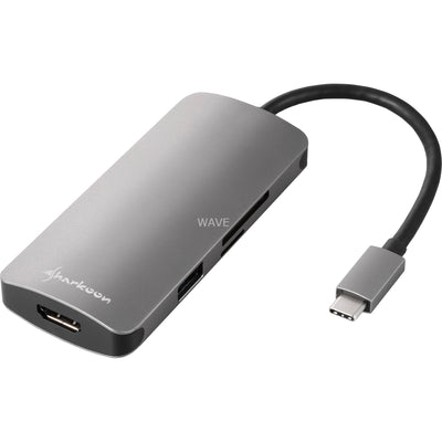 Adattatore multiport di Sharkoon USB 3.0 Tipo C