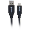 Sharkoon usb 3.1 gen 2-a > usb-c kabel (zwart, 1 meter)