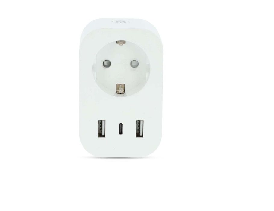Nedis SmartLife Smart Plug-With USB-A e USB-C