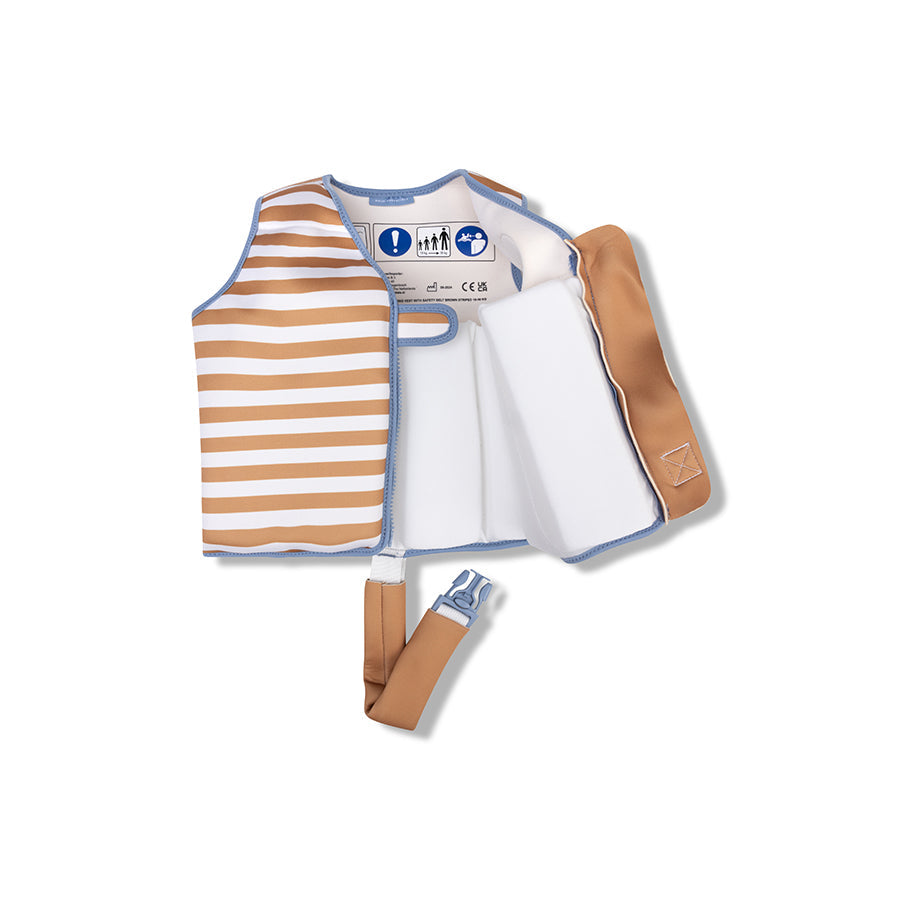 Softline Guide di nuoto a strisce bianche marroni 3-6 anni