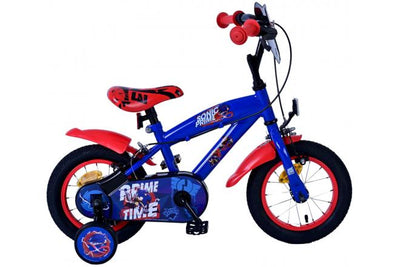 Sonic Prime Prime Children's Bike Boys Boys da 12 pollici Blue Red Due Hand Freen