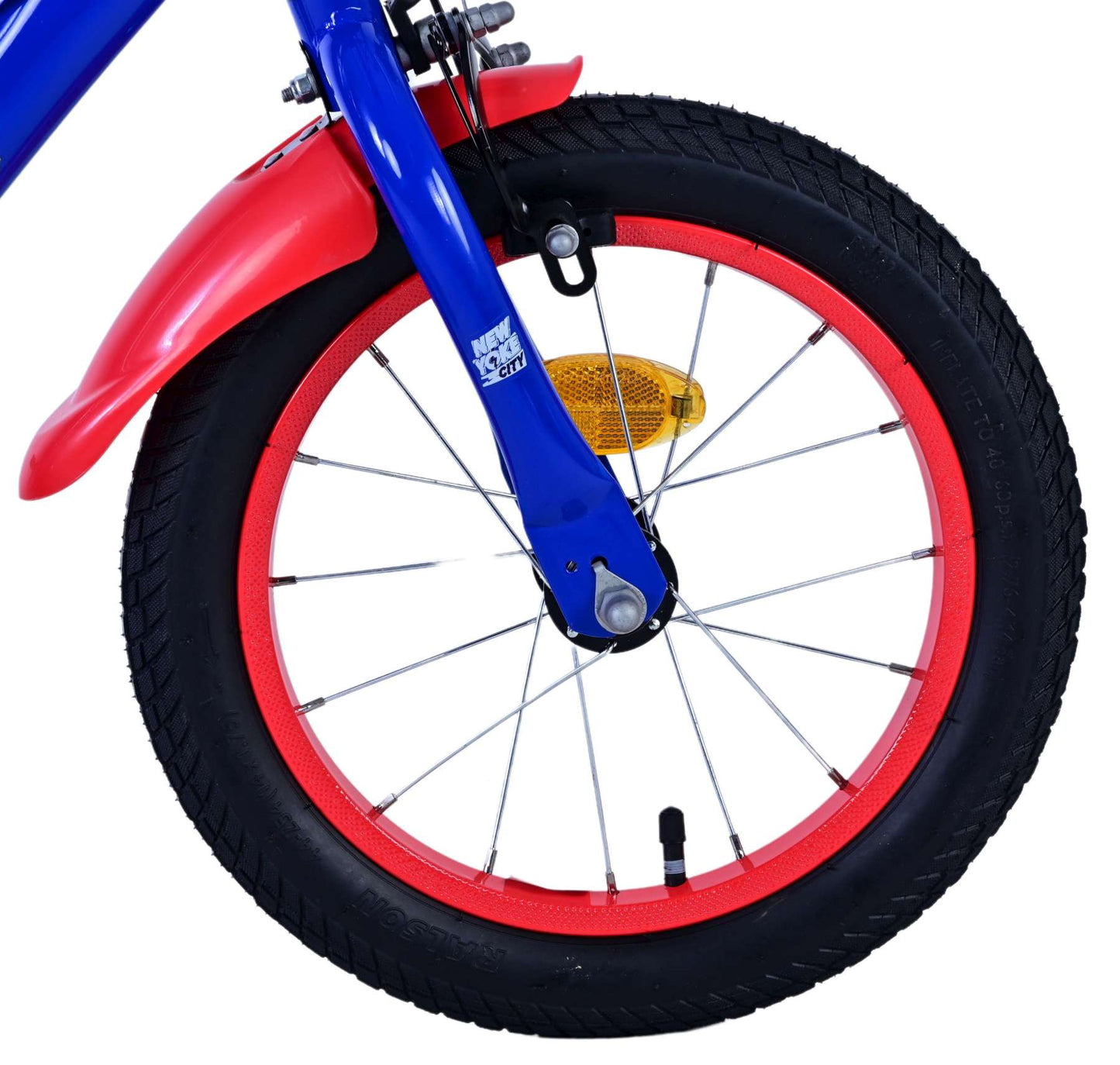 Sonic Prime Prime Children's Bike Boys Boys da 14 pollici Blue Red Due Hand Freen