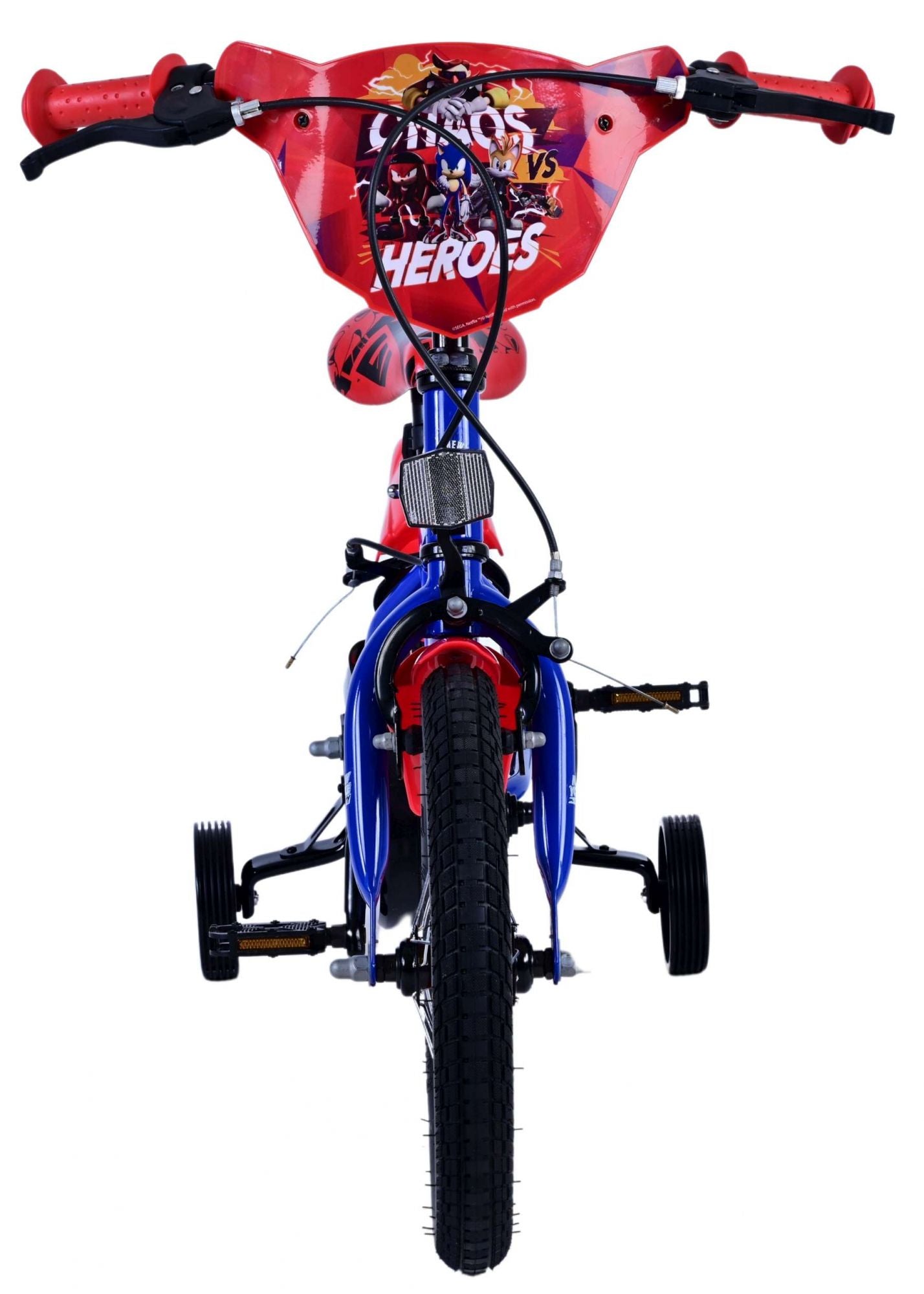 Sonic Prime Prime Children's Bike Boys Boys da 14 pollici Blue Red Due Hand Freen