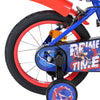 Schall sonic prime kinderfiets - jongens - 14 inch - blauw rood - twee handremmen