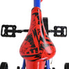 Schall sonic prime kinderfiets - jongens - 14 inch - blauw rood - twee handremmen