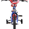 Schall sonic prime kinderfiets - jongens - 14 inch - blauw rood - twee handremmen