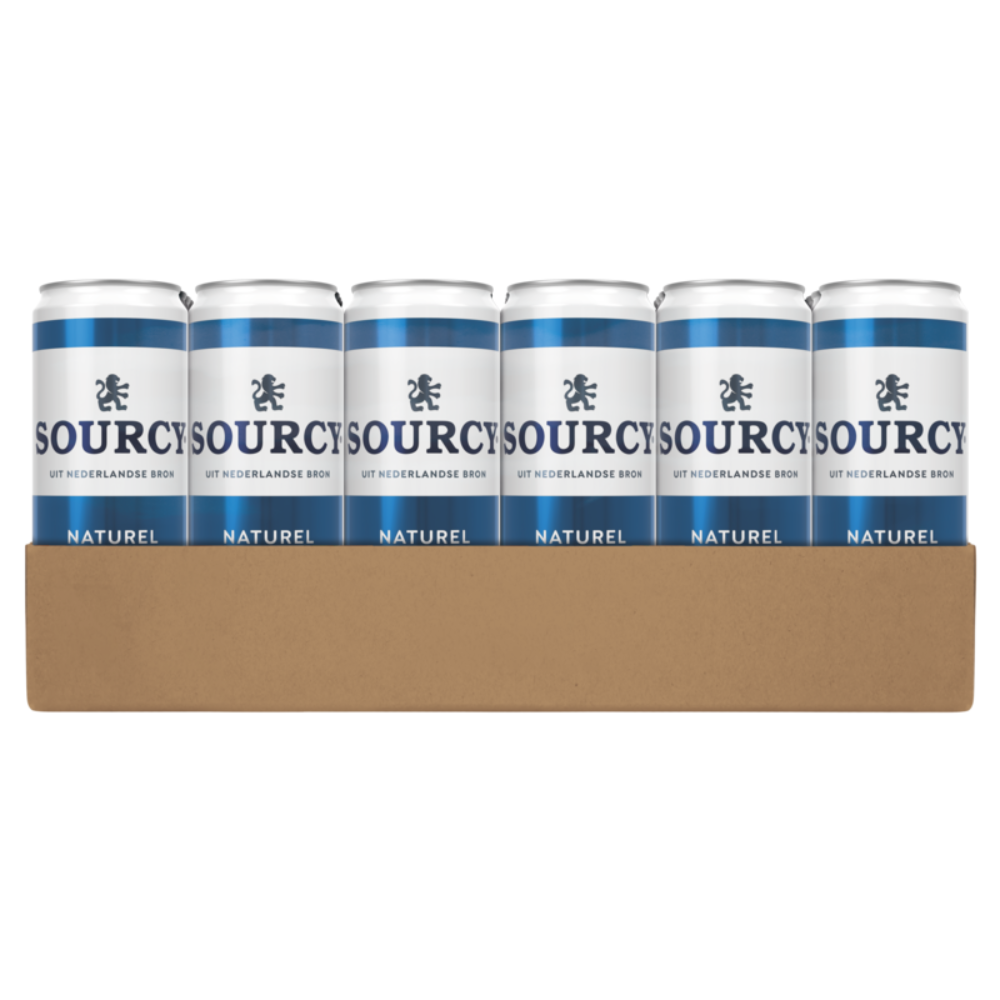 Lattina elegante blu Sourcy (24x 33cl)