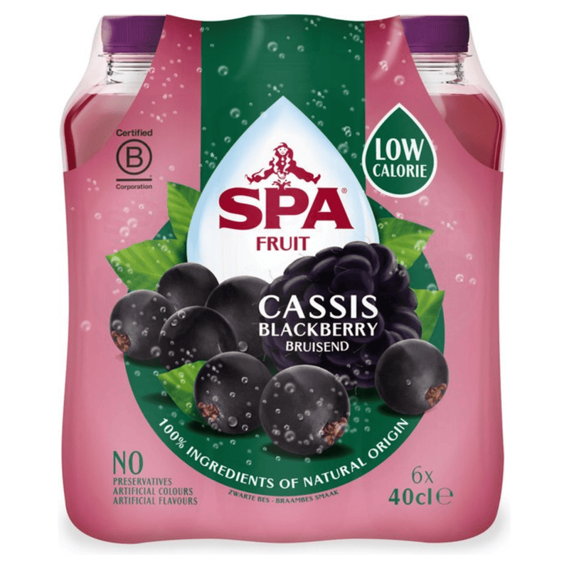 Spa frutta cassis mora pet (6x400ml)