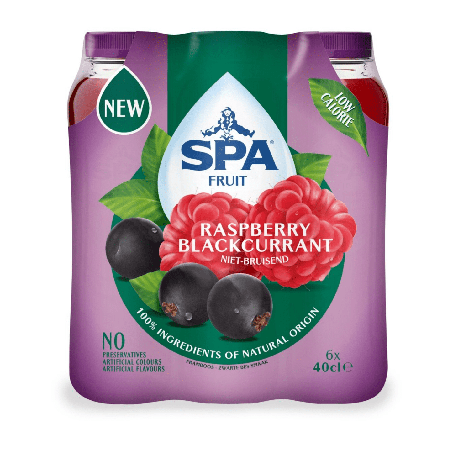 Spa Fruit Still Lampone Ribes Nero (6x 400ml)