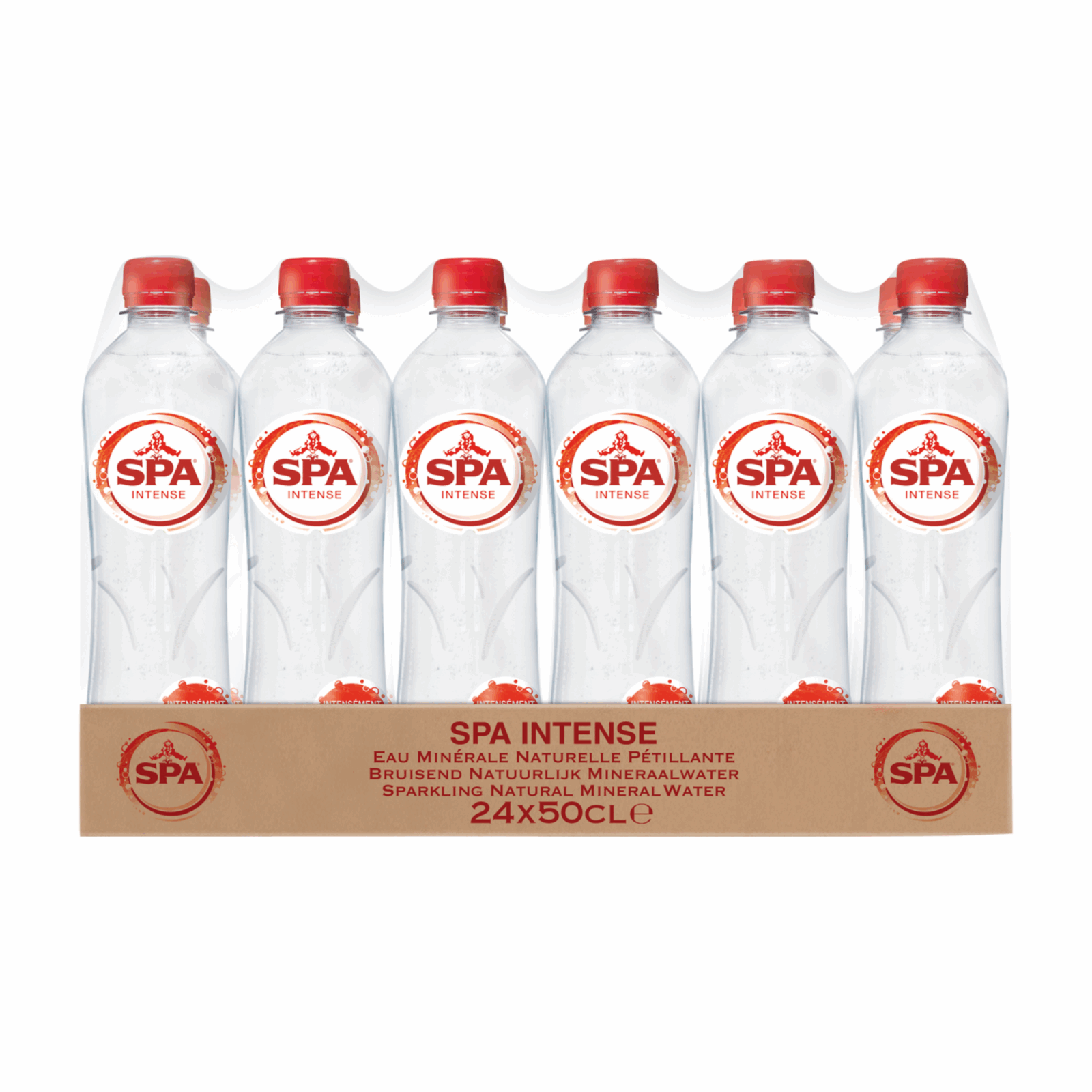 Tappo rosso intenso Spa (24x 50cl)