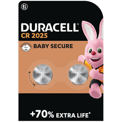Battery sales europe b.v. duracell batterij cr2025 3v lithium (2st)