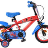 Bicicletta per bambini Spiderman Spider-Man - ragazzi - 12 pollici - blu rosso - due freni a mano