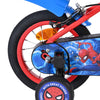 Bicicletta per bambini Spiderman Spider-Man - ragazzi - 12 pollici - blu rosso - due freni a mano