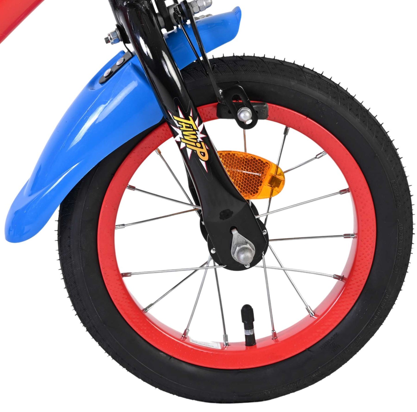 Bicicletta per bambini Spiderman Spider-Man - ragazzi - 12 pollici - blu rosso - due freni a mano