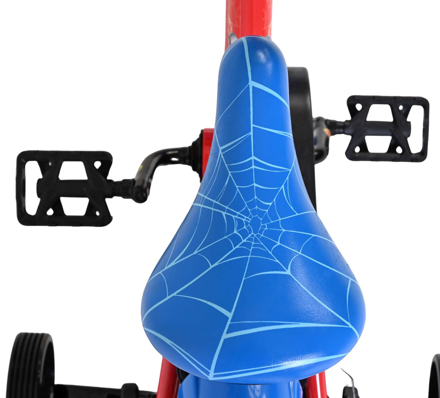Bicicletta per bambini Spiderman Spider-Man - ragazzi - 12 pollici - blu rosso - due freni a mano