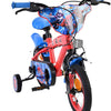 Bicicletta per bambini Spiderman Spider-Man - ragazzi - 12 pollici - blu rosso - due freni a mano