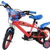 Bicicletta per bambini Spiderman Spider-Man - ragazzi - 12 pollici - blu rosso - due freni a mano