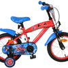 Bicicletta per bambini Spiderman Spider-Man - ragazzi - 14 pollici - blu rosso - due freni a mano