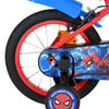 Bicicletta per bambini Spiderman Spider-Man - ragazzi - 14 pollici - blu rosso - due freni a mano