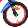 Bicicletta per bambini Spiderman Spider-Man - ragazzi - 14 pollici - blu rosso - due freni a mano