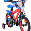 Bicicletta per bambini Spiderman Spider-Man - ragazzi - 14 pollici - blu rosso - due freni a mano