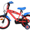 Bicicletta per bambini Spiderman Spider-Man - ragazzi - 14 pollici - blu rosso - due freni a mano
