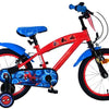 Bicicletta per bambini Spiderman Spider-Man - ragazzi - 16 pollici - blu rosso - due freni a mano