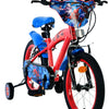 Bicicletta per bambini Spiderman Spider-Man - ragazzi - 16 pollici - blu rosso - due freni a mano