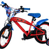 Bicicletta per bambini Spiderman Spider-Man - ragazzi - 16 pollici - blu rosso - due freni a mano
