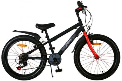 Spider -man - Bicycle per bambini - Boys - 20 pollici - Matt Black - 2 freni a mano