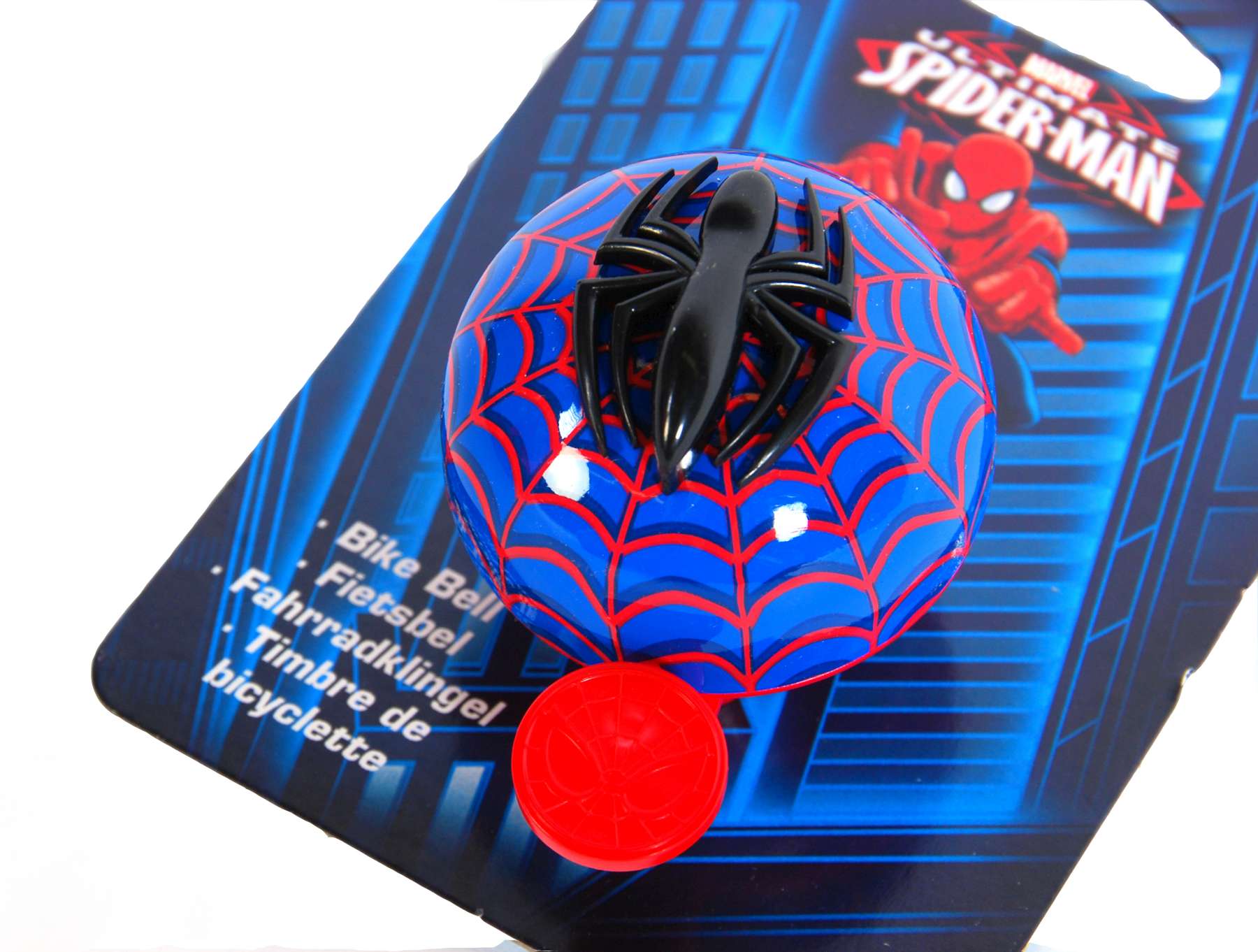 Spiderman Spider -Man Bicycle Bell - Boys - Blue