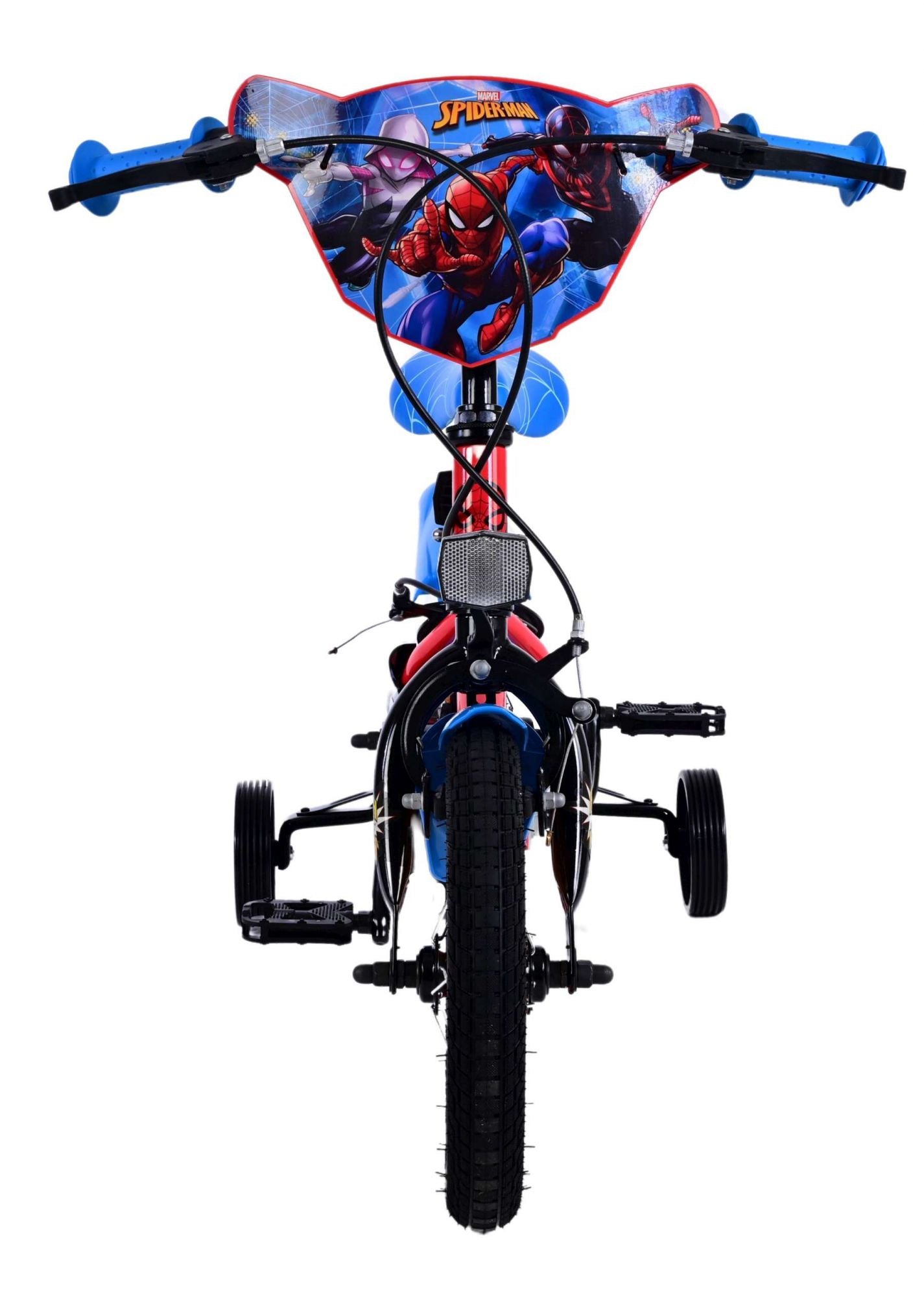 Bike per bambini Ultimate Spider -man - Boys - 12 pollici - Blue Red - Due freni a mano