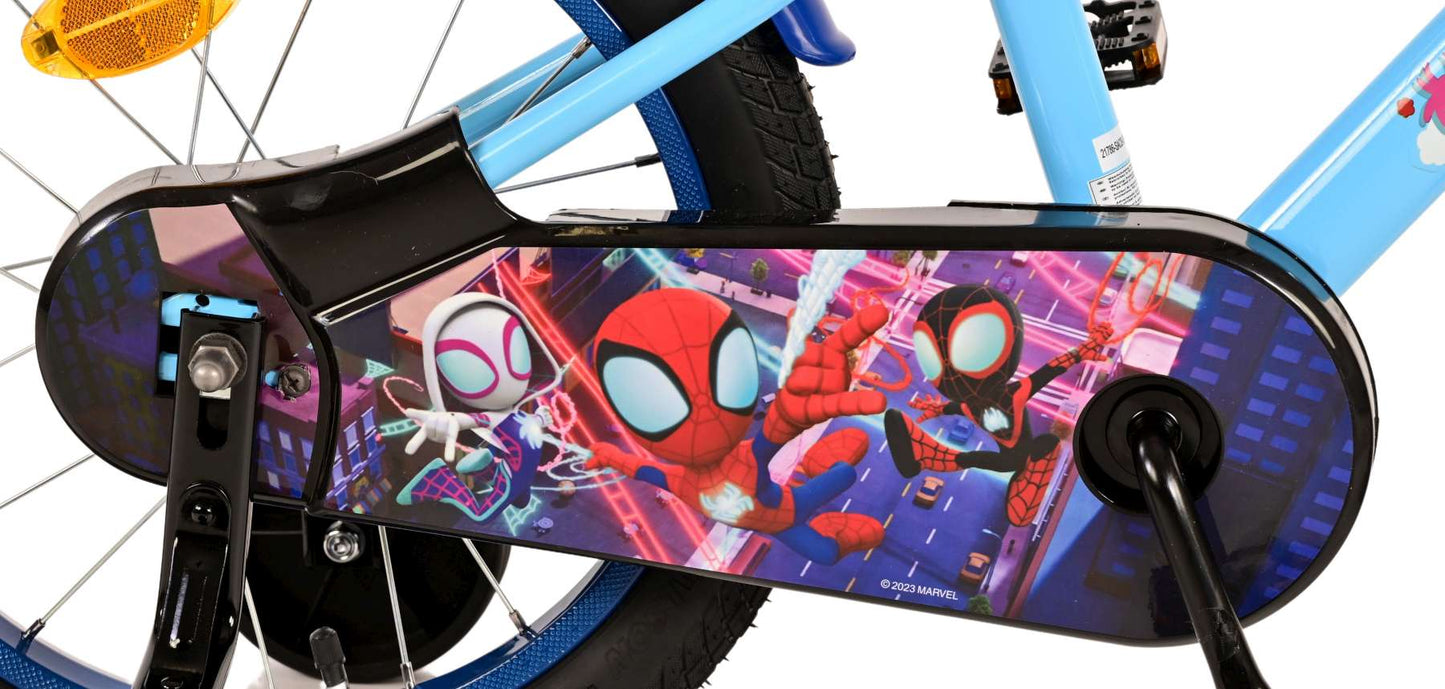 Bike per bambini di Spidey - Boys - 16 pollici - blu