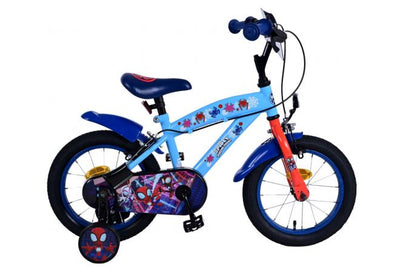 Bicicleta para niños Spidey - Niños - 14 pulgadas - Azul - Dos frenos de mano