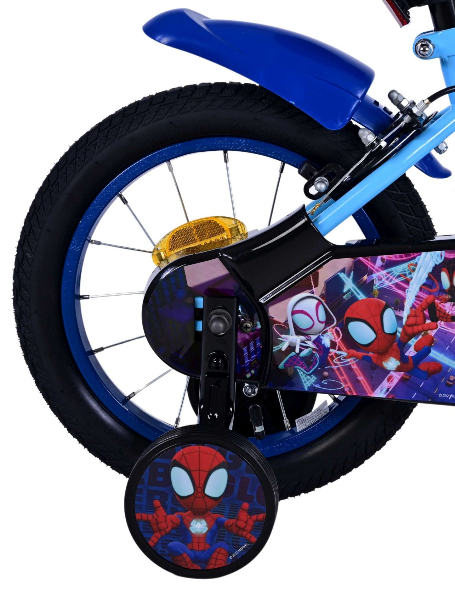 Bicycle per bambini di Spidey - Boys - 14 pollici - Blu - Freni a due mani