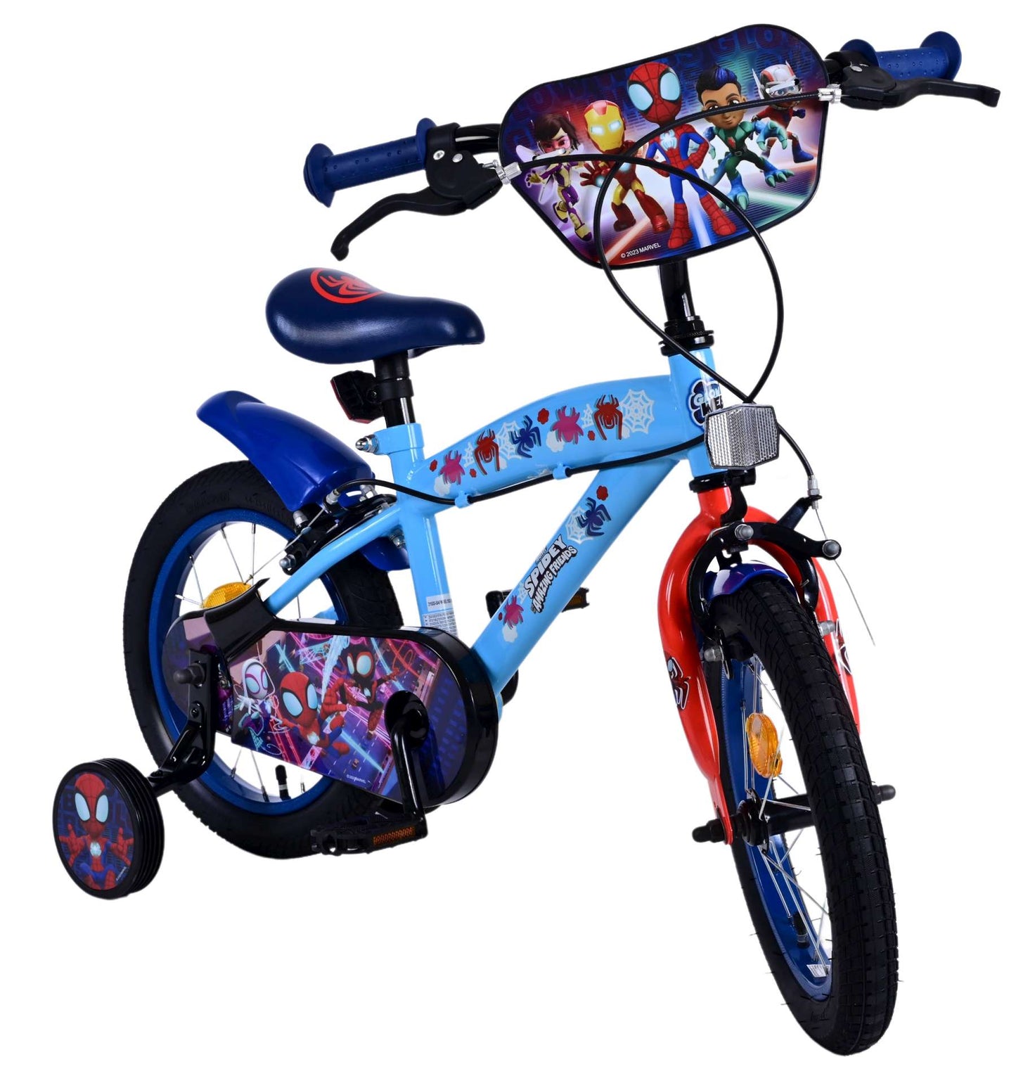 Bicycle per bambini di Spidey - Boys - 14 pollici - Blu - Freni a due mani