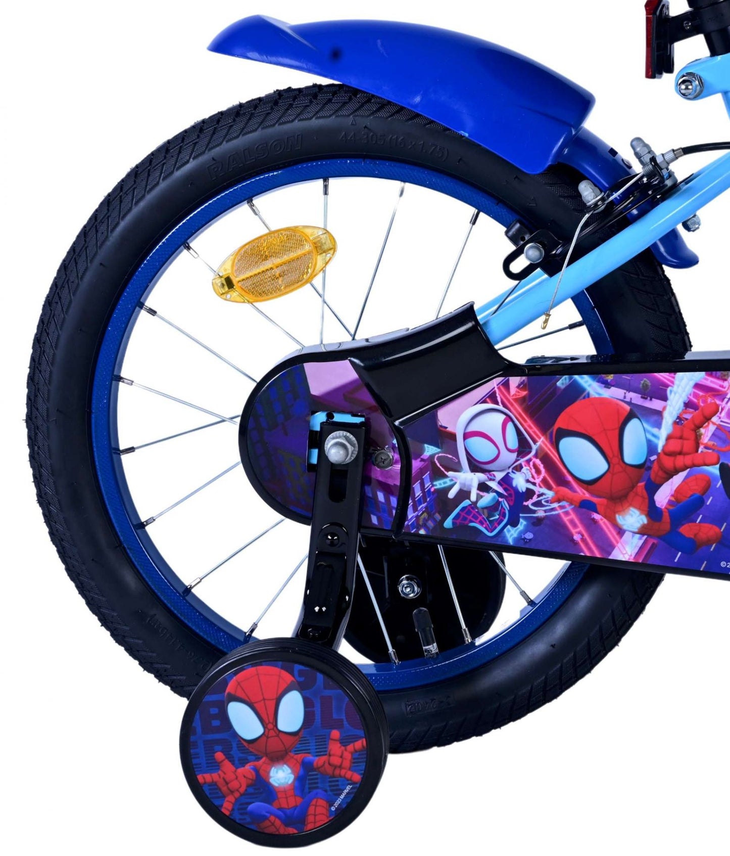 Spidey e i suoi fantastici amici Spidey Children's Bike Boys da 16 pollici blu freni a due mani