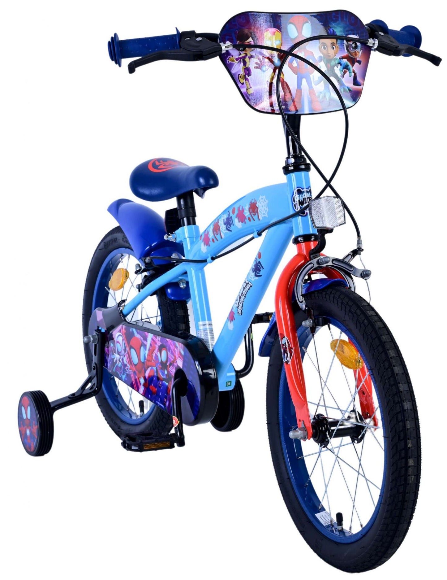 Spidey e i suoi fantastici amici Spidey Children's Bike Boys da 16 pollici blu freni a due mani