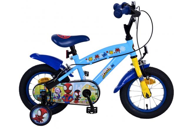 Spidey e i suoi fantastici amici Spidey Children's Bike Boys da 12 pollici blu freni a due mani