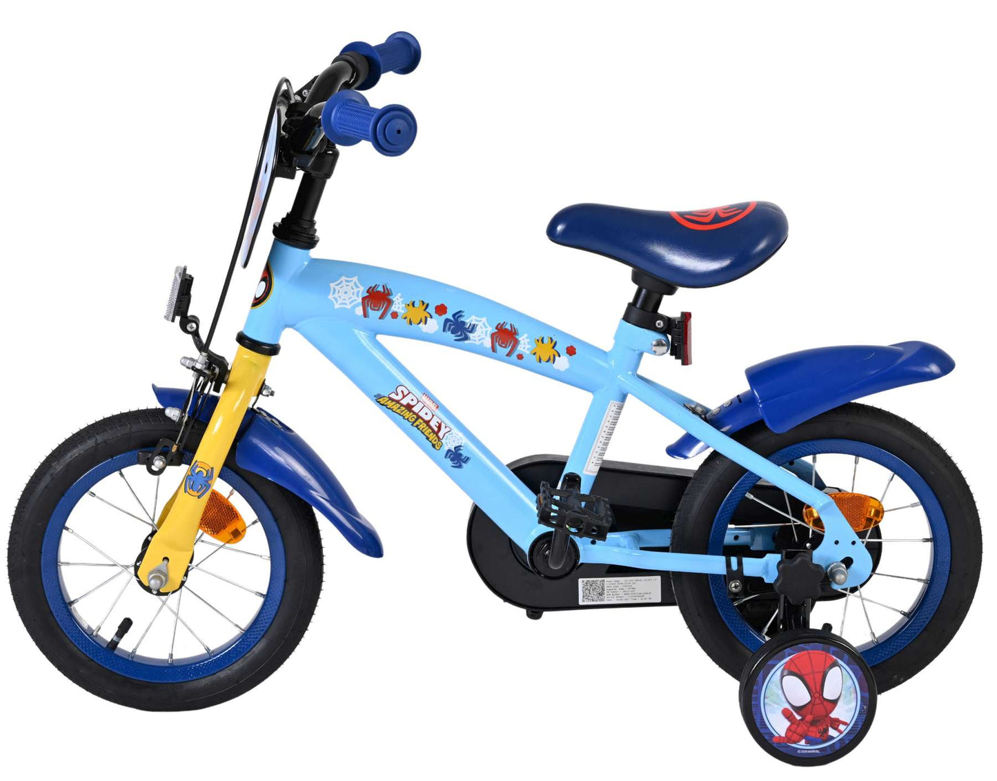 Bicicletta per bambini Spidey and seine tollen freunde spidey - ragazzi - 12 pollici - blu