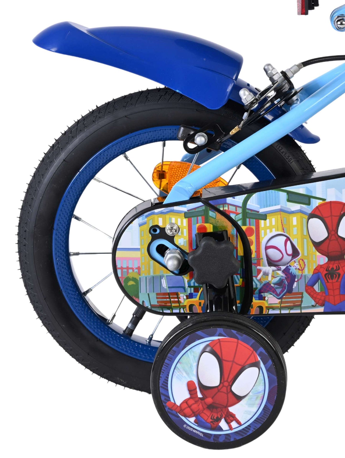 Bicicletta per bambini Spidey and seine tollen freunde spidey - ragazzi - 12 pollici - blu - due freni a mano