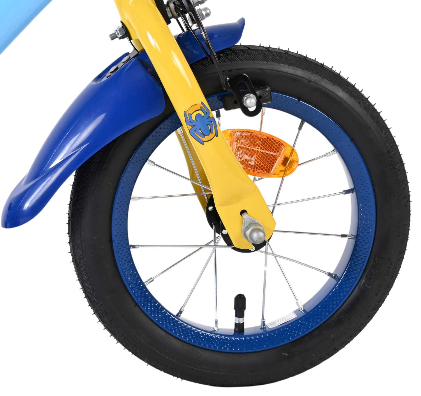 Bicicletta per bambini Spidey and seine tollen freunde spidey - ragazzi - 12 pollici - blu - due freni a mano
