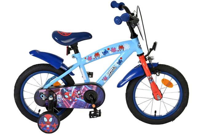 Bicicletta per bambini Spidey and seine tollen freunde spidey - ragazzi - 14 pollici - blu