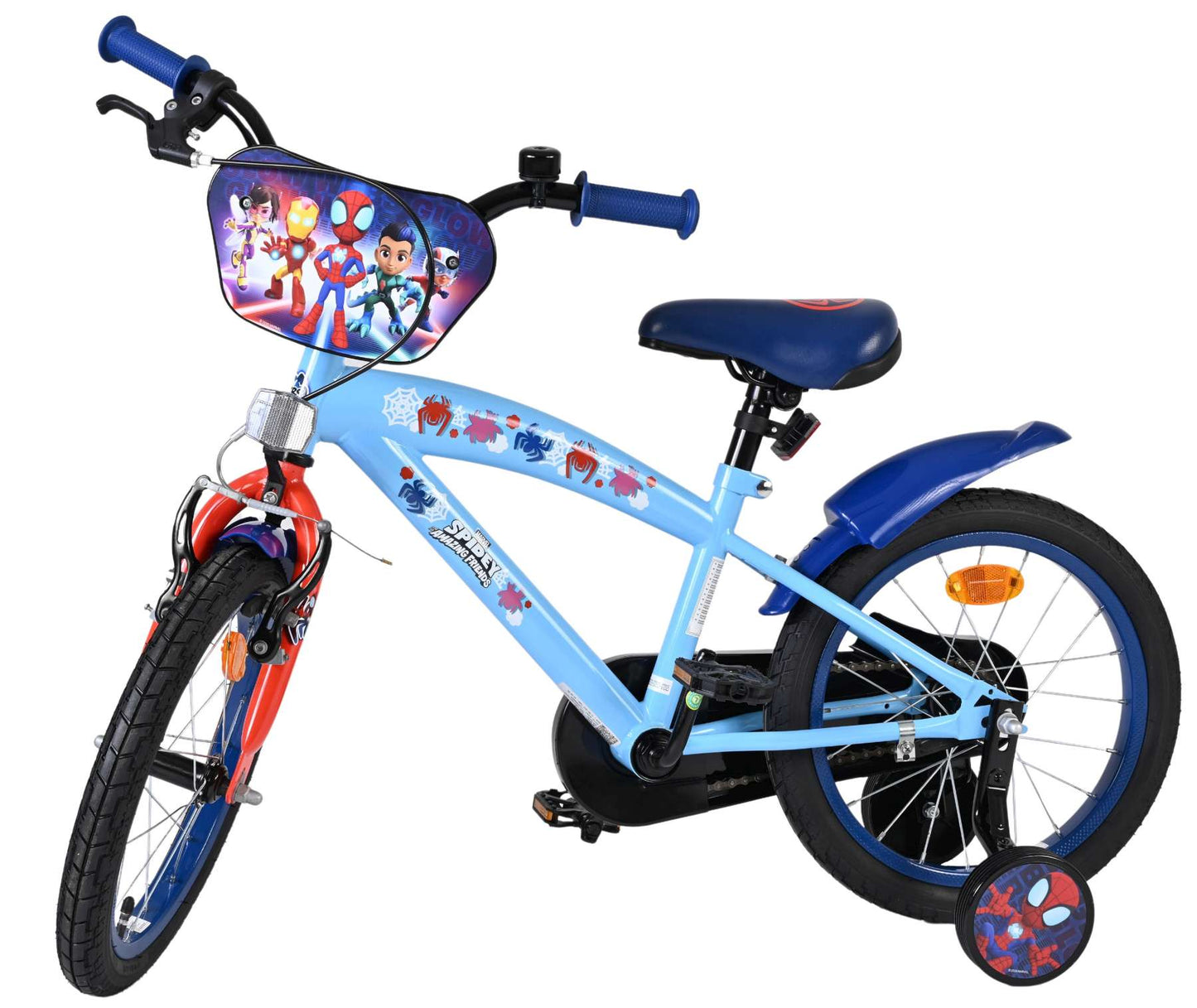 Bicicletta per bambini Spidey and seine tollen freunde spidey - ragazzi - 16 pollici - blu
