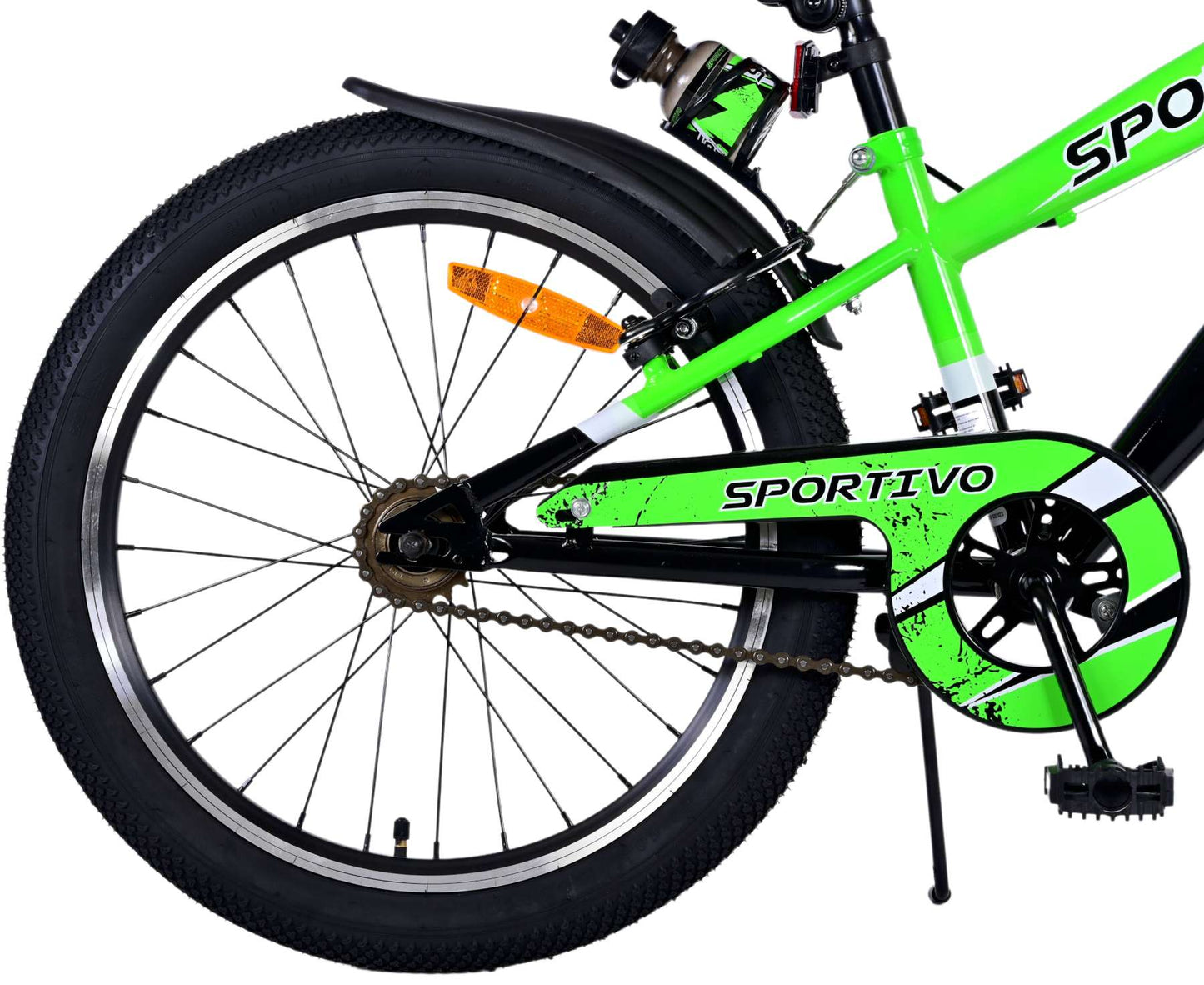 Bicicleta para niños Volare Sportivo - Niños - 20 pulgadas - Verde - Dos frenos de mano
