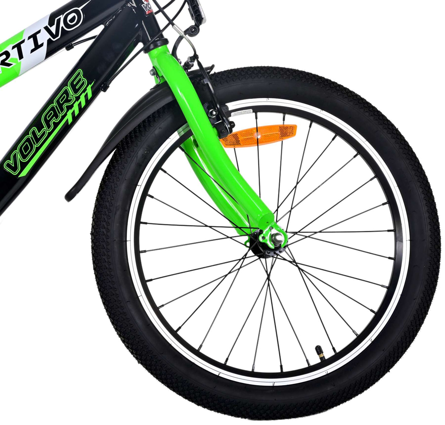 Bicicleta para niños Volare Sportivo - Niños - 20 pulgadas - Verde - 7 engranajes