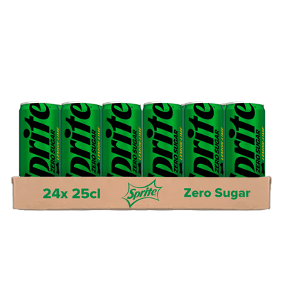 Lata de azúcar Sprite cero (24x25cl)