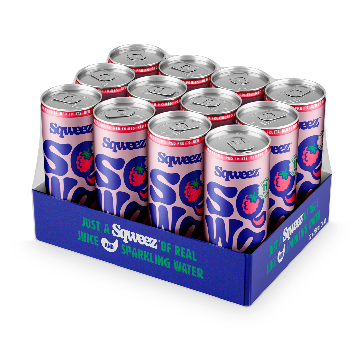 Lattina Sqweez di frutti rossi (12x 250ml)
