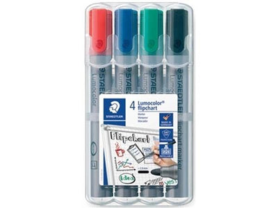 Rotulador para rotafolio Staedtler lumocolor (1x 4 piezas)
