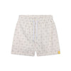 Stelle | Trunks da nuoto bianco UV ragazzi